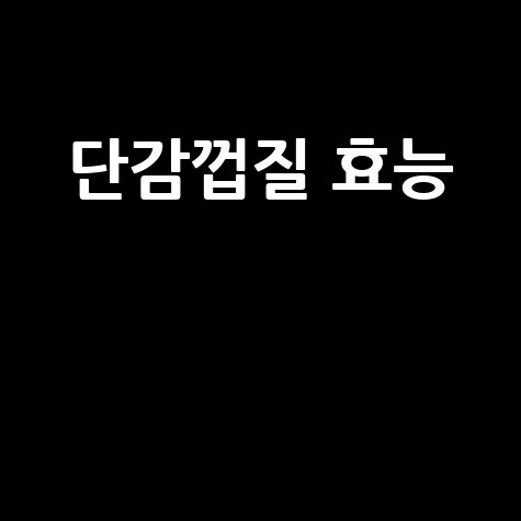 단감껍질 효능과 활용법 소개