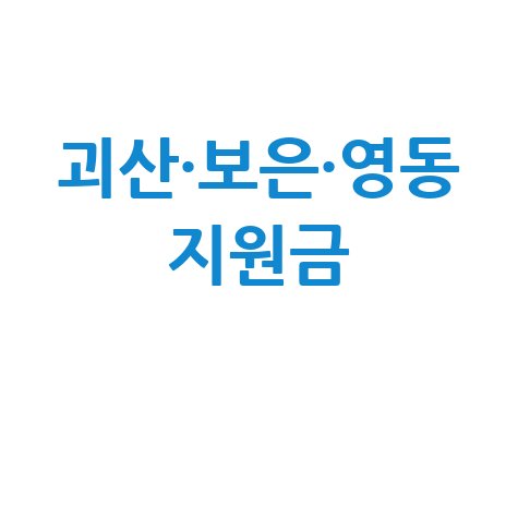 충북 괴산·보은·영동군, 민생안정지원금 신청방법