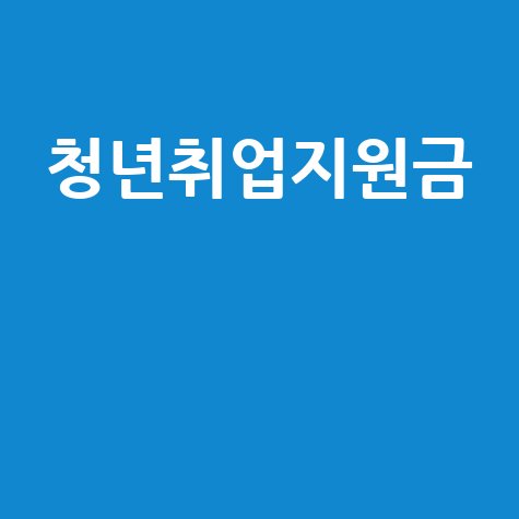 청년취업지원금 2026 신청 방법 및 혜택